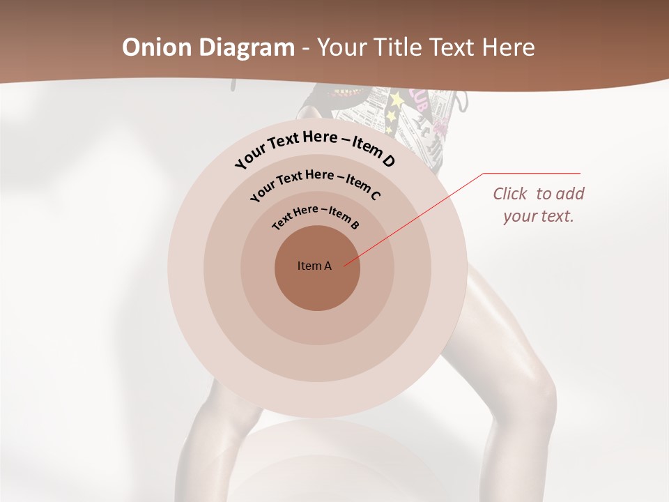 A Woman In High Heels Is Dancing On A White Background PowerPoint Template