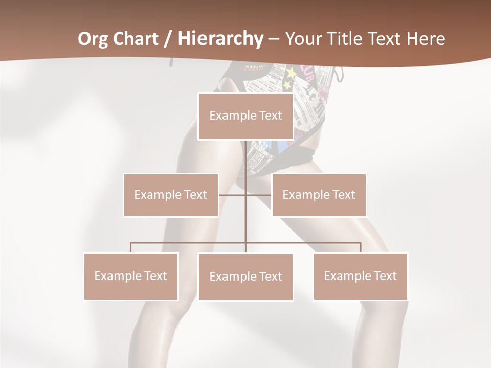 A Woman In High Heels Is Dancing On A White Background PowerPoint Template