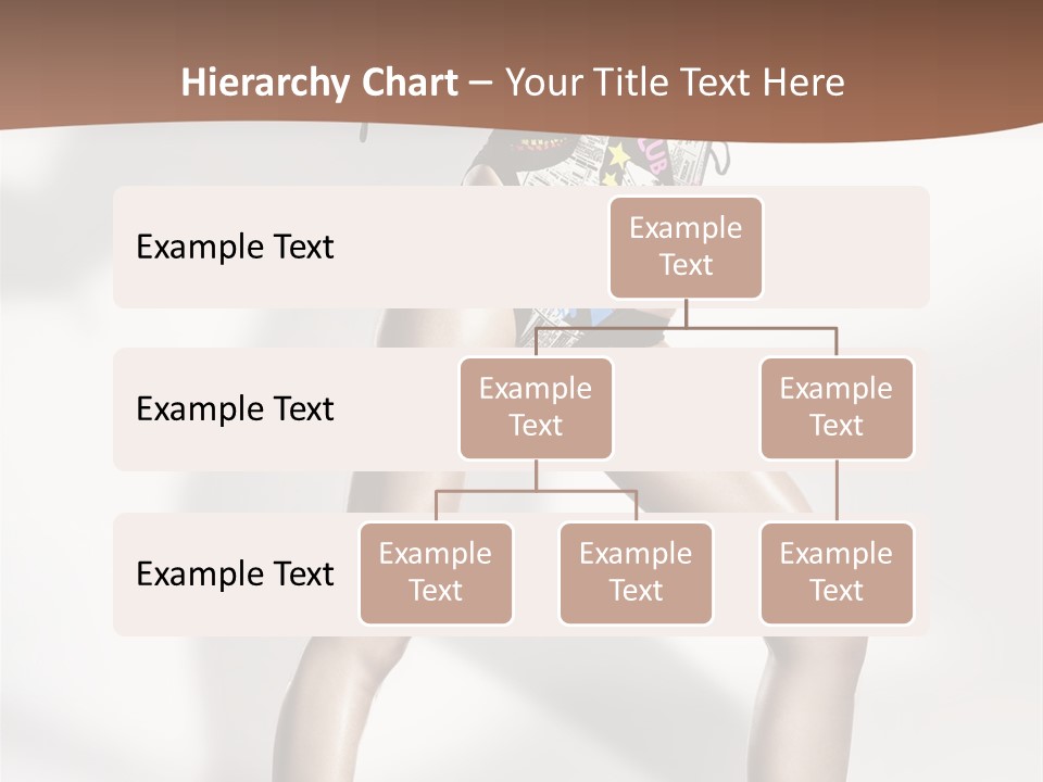 A Woman In High Heels Is Dancing On A White Background PowerPoint Template