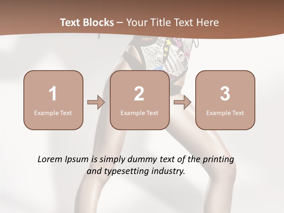 A Woman In High Heels Is Dancing On A White Background PowerPoint Template