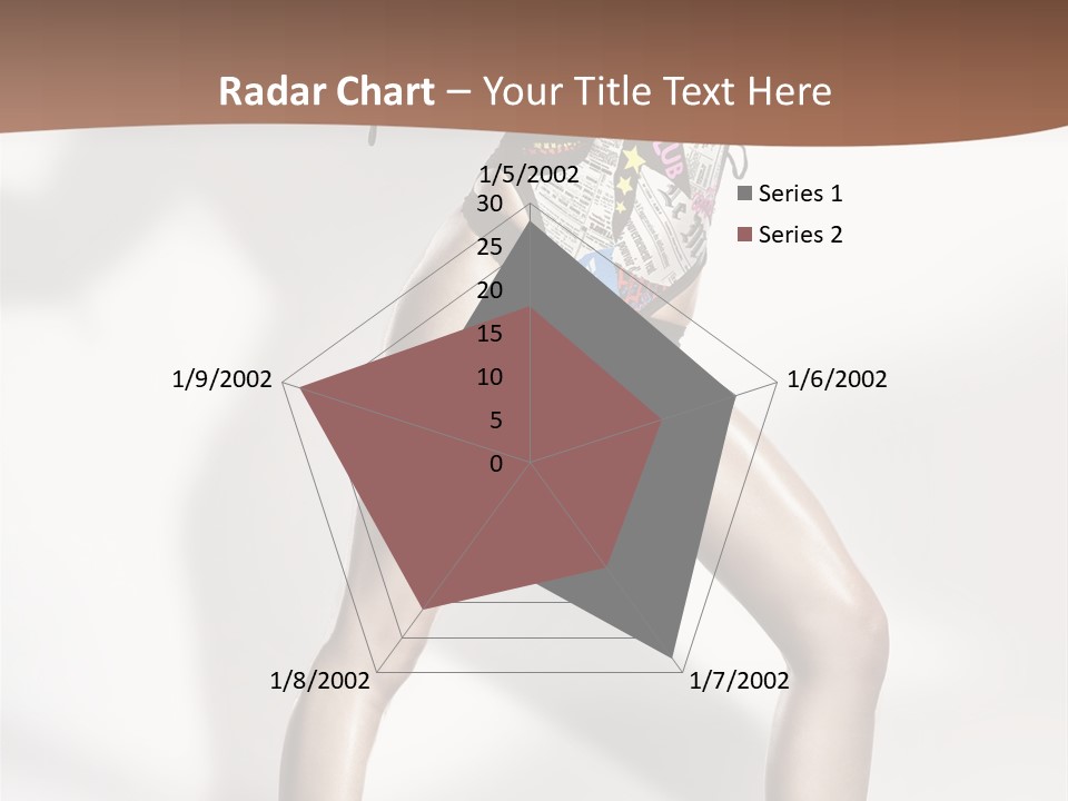 A Woman In High Heels Is Dancing On A White Background PowerPoint Template