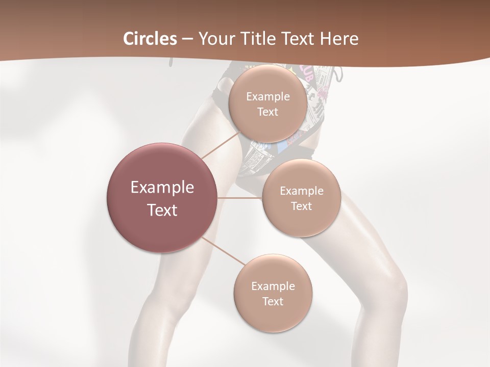 A Woman In High Heels Is Dancing On A White Background PowerPoint Template