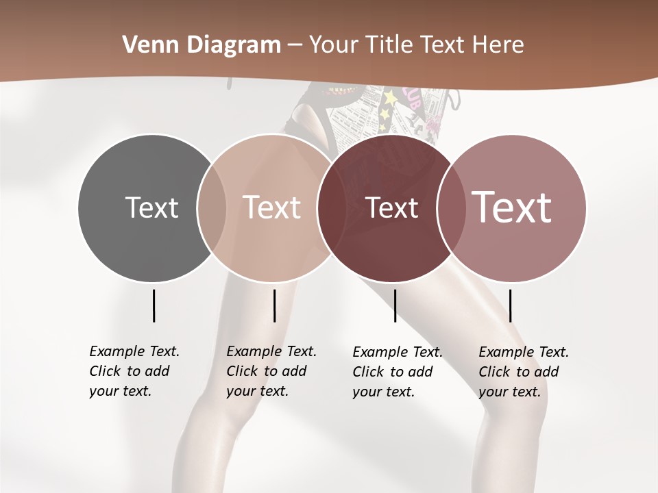 A Woman In High Heels Is Dancing On A White Background PowerPoint Template