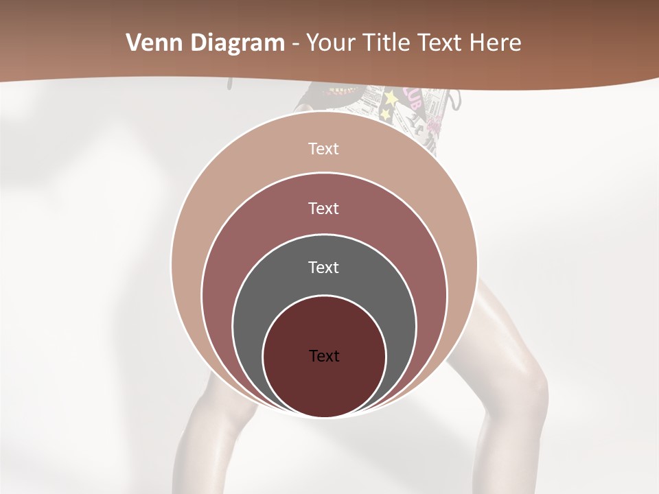 A Woman In High Heels Is Dancing On A White Background PowerPoint Template