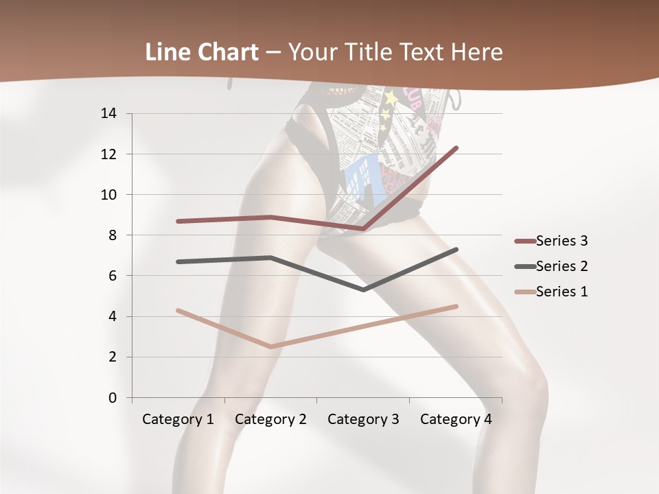 A Woman In High Heels Is Dancing On A White Background PowerPoint Template