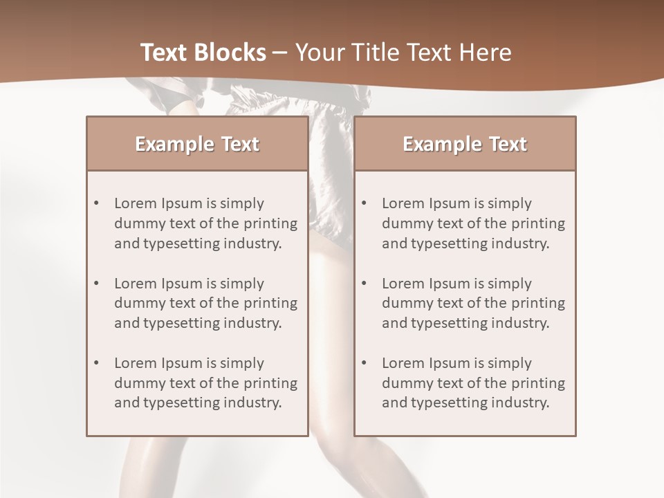 Head Pose Pretty PowerPoint Template