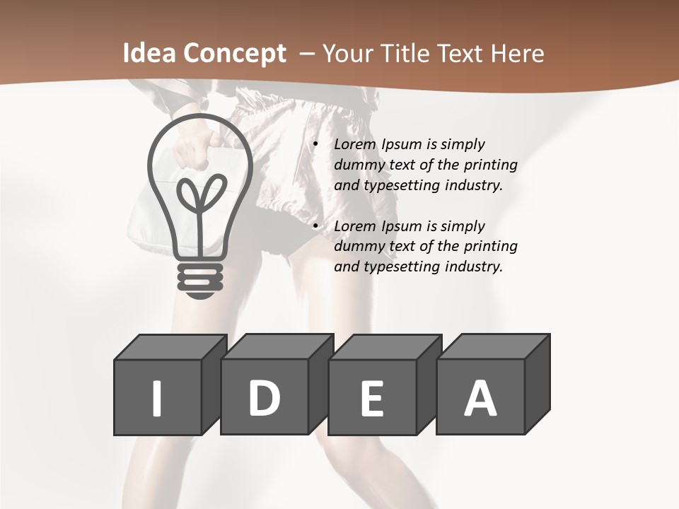 Head Pose Pretty PowerPoint Template