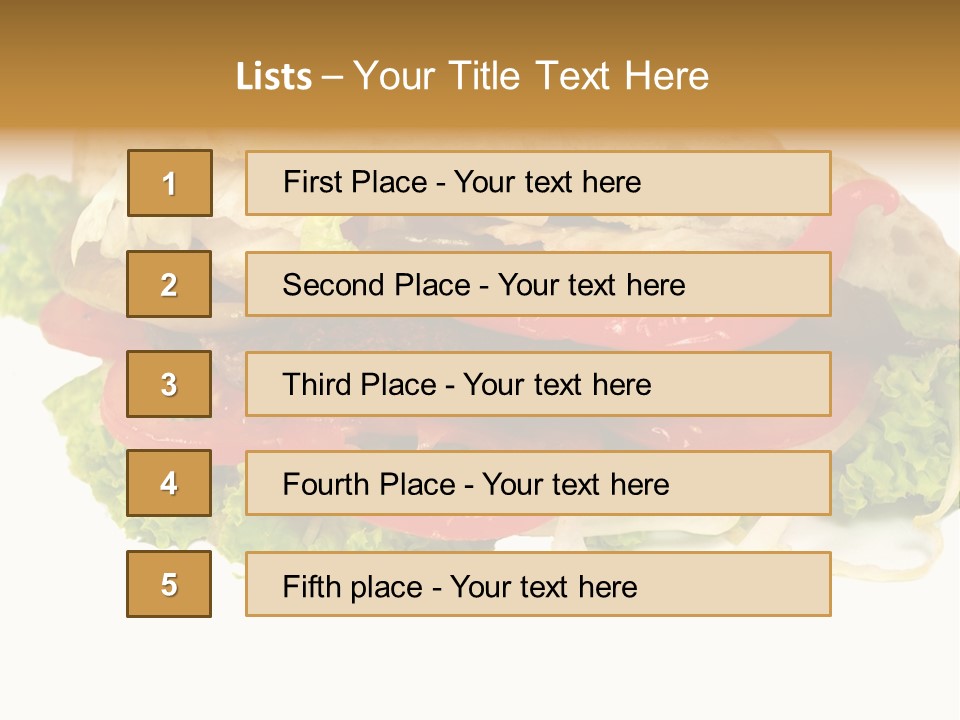 Meat Food Meal PowerPoint Template