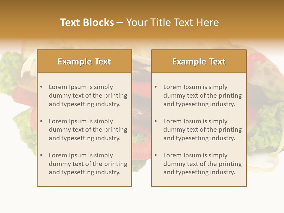 Meat Food Meal PowerPoint Template