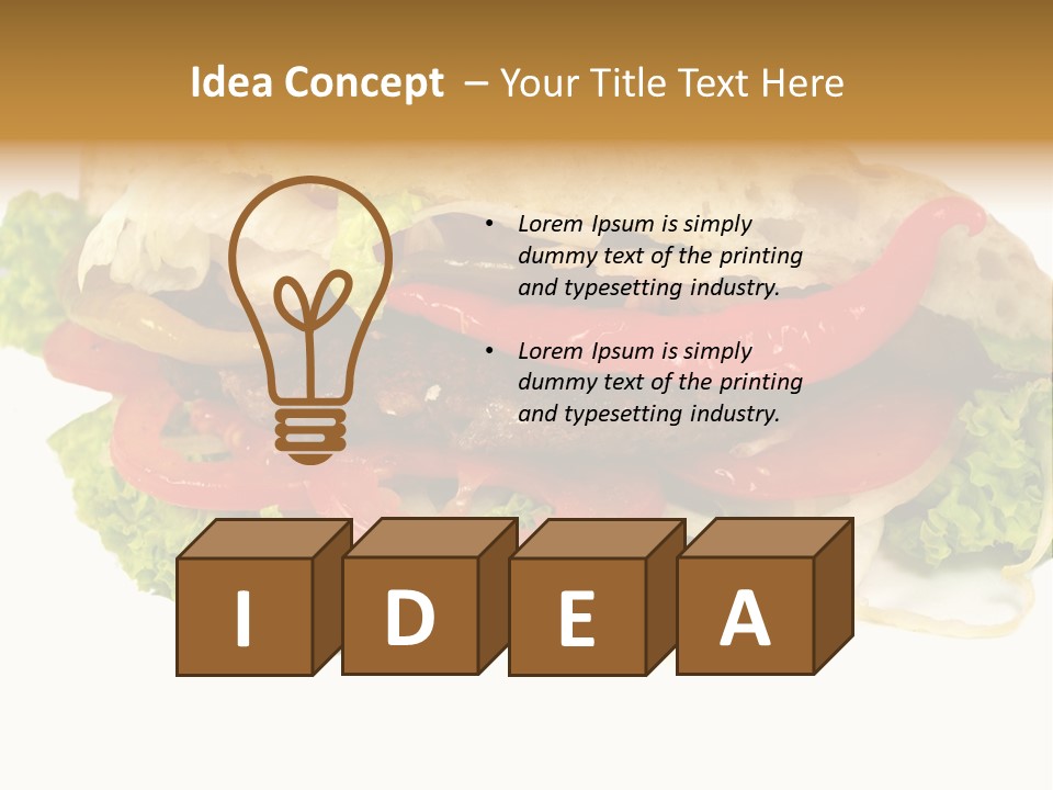 Meat Food Meal PowerPoint Template