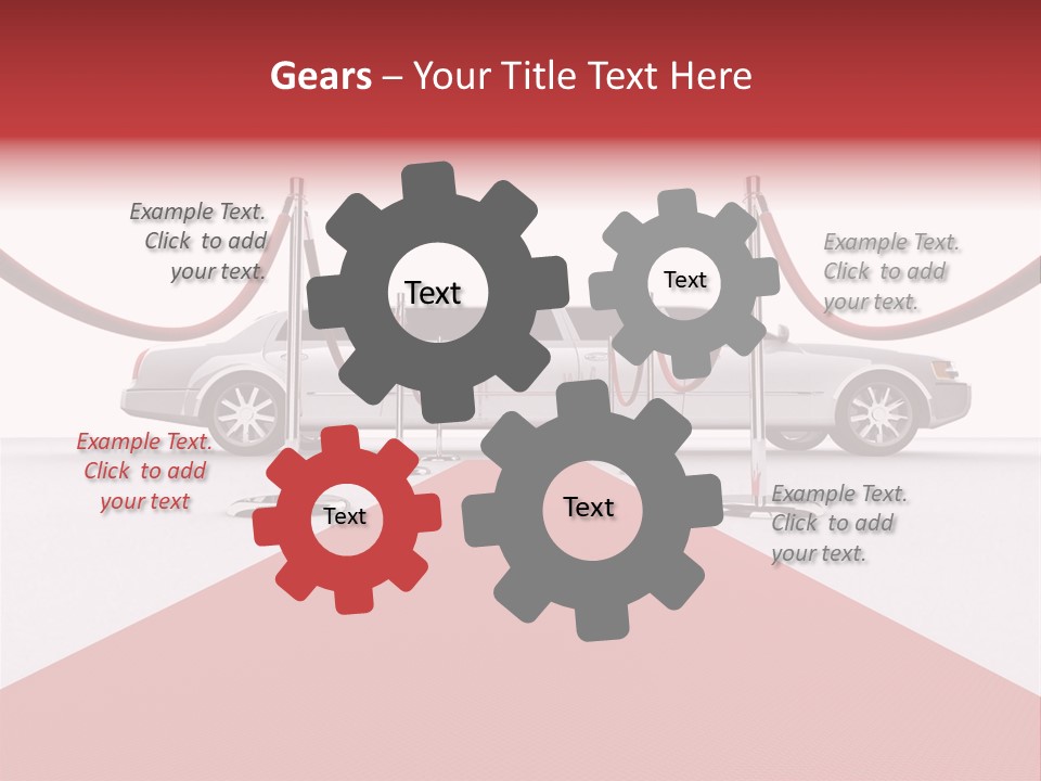 American Two Lady PowerPoint Template