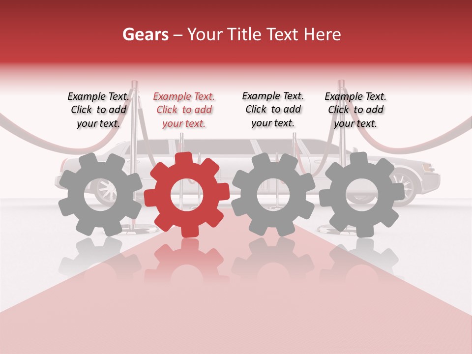 American Two Lady PowerPoint Template