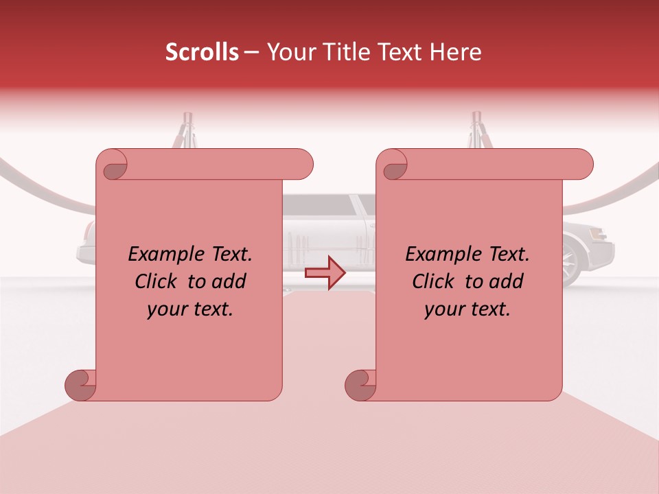 American Two Lady PowerPoint Template