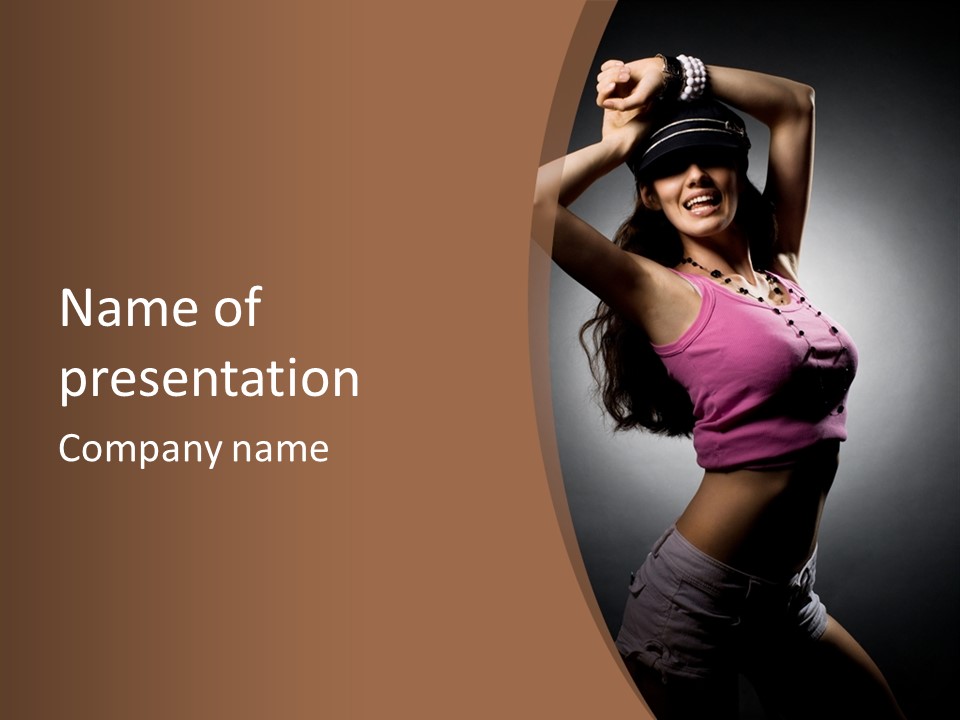 Action Fashion Balance PowerPoint Template