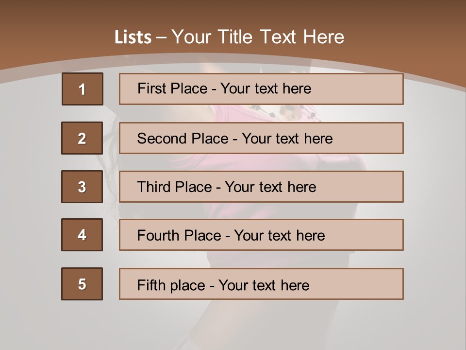 Action Fashion Balance PowerPoint Template