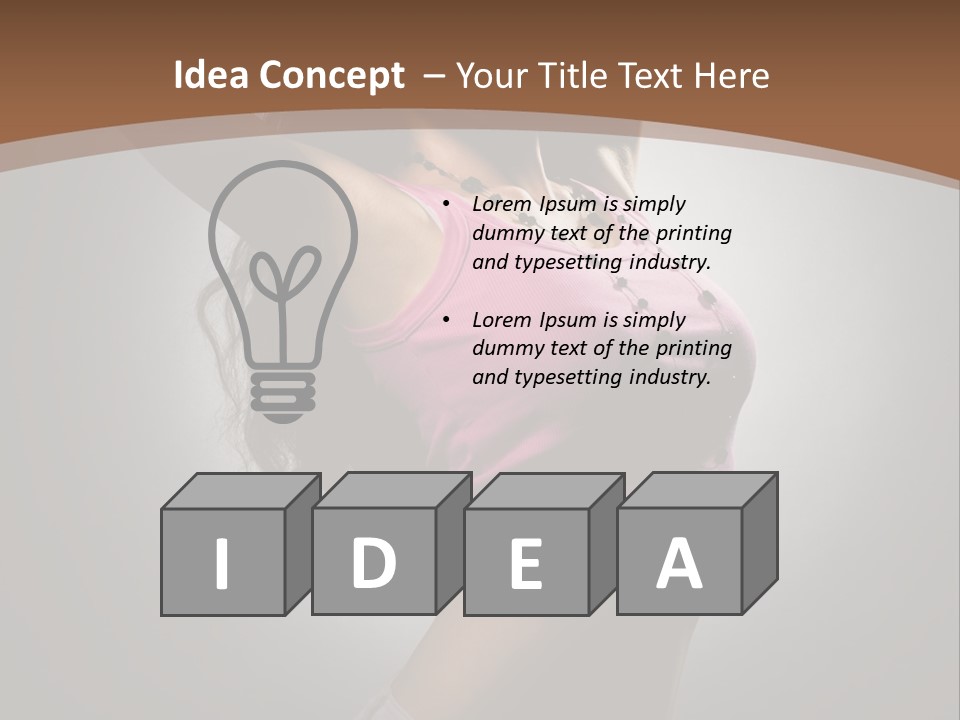 Action Fashion Balance PowerPoint Template