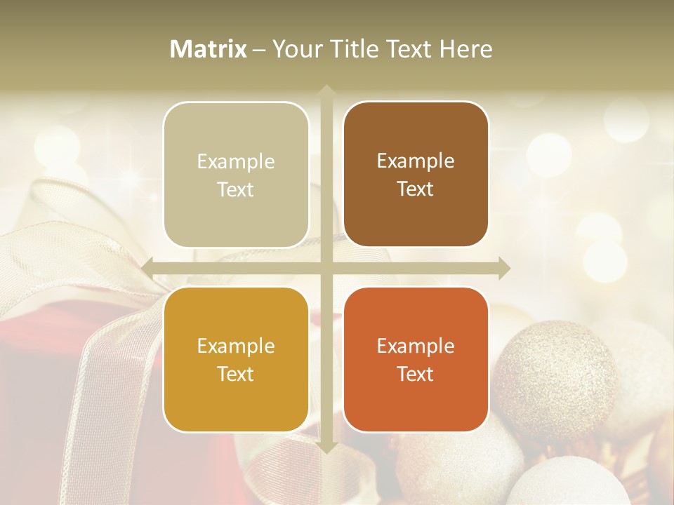 Party Seasonal Present PowerPoint Template