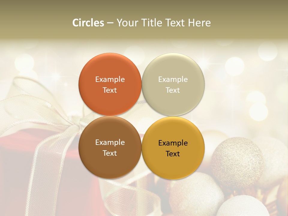 Party Seasonal Present PowerPoint Template