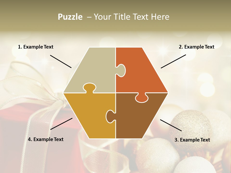 Party Seasonal Present PowerPoint Template