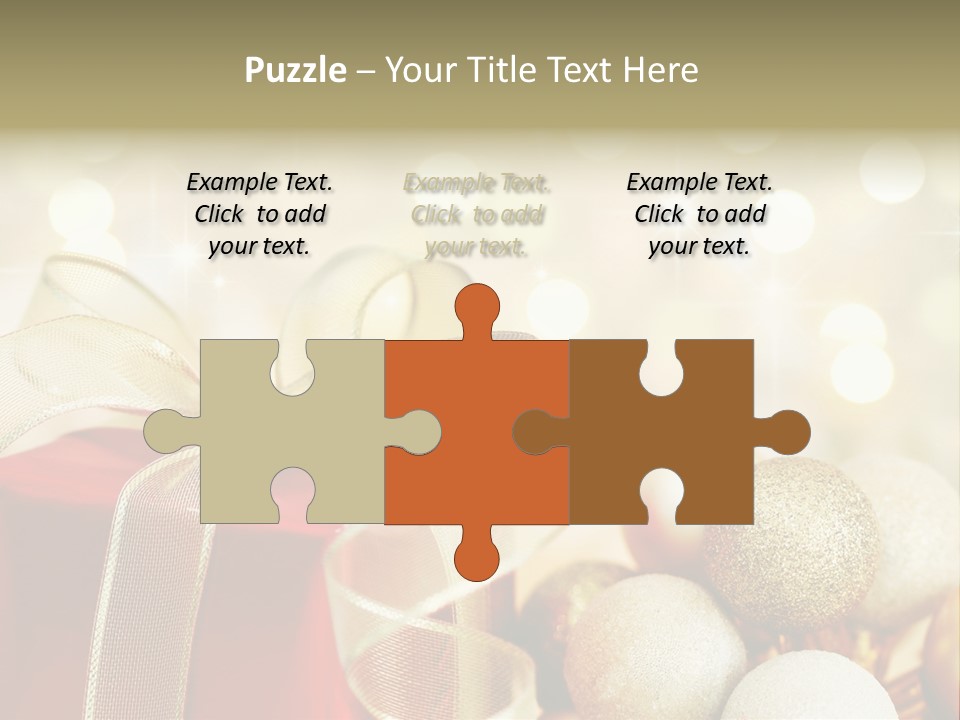 Party Seasonal Present PowerPoint Template