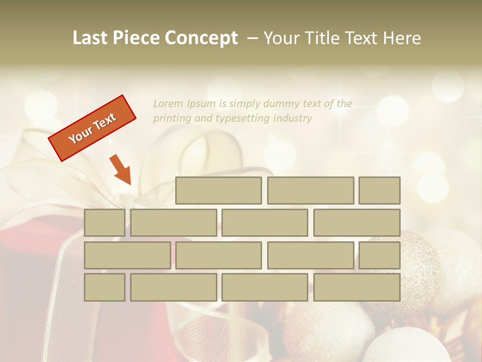 Party Seasonal Present PowerPoint Template
