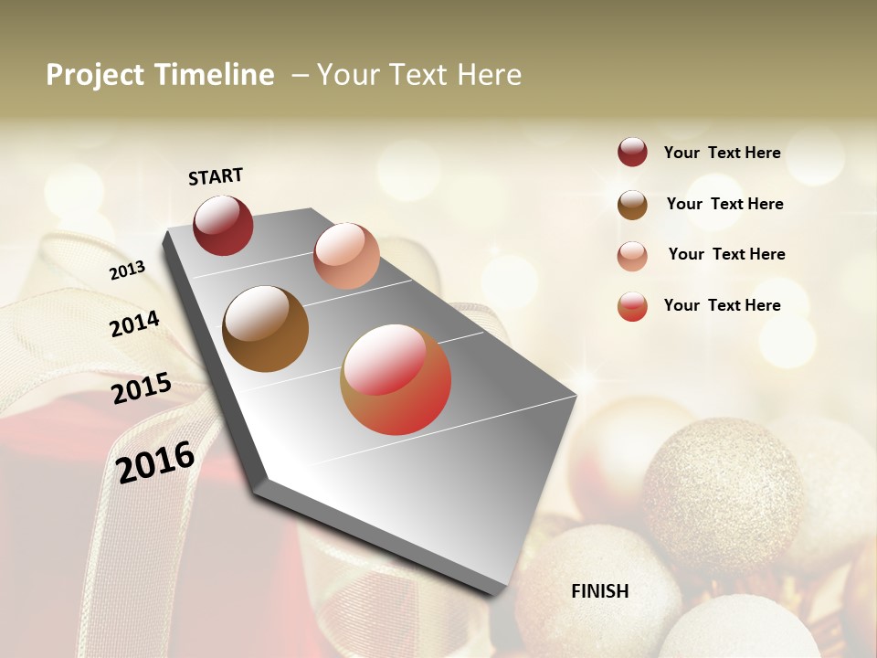 Party Seasonal Present PowerPoint Template