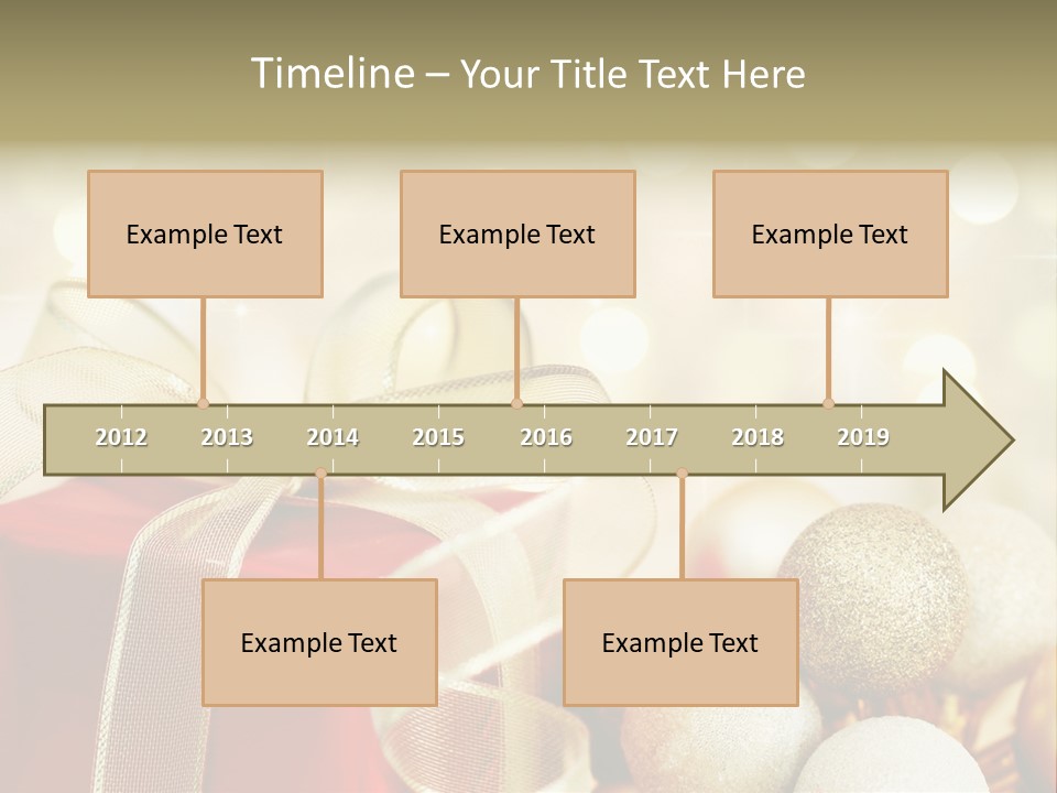 Party Seasonal Present PowerPoint Template