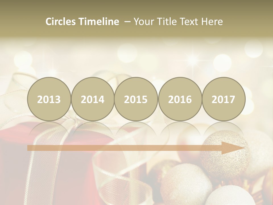 Party Seasonal Present PowerPoint Template