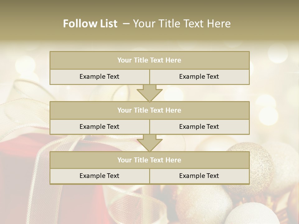 Party Seasonal Present PowerPoint Template