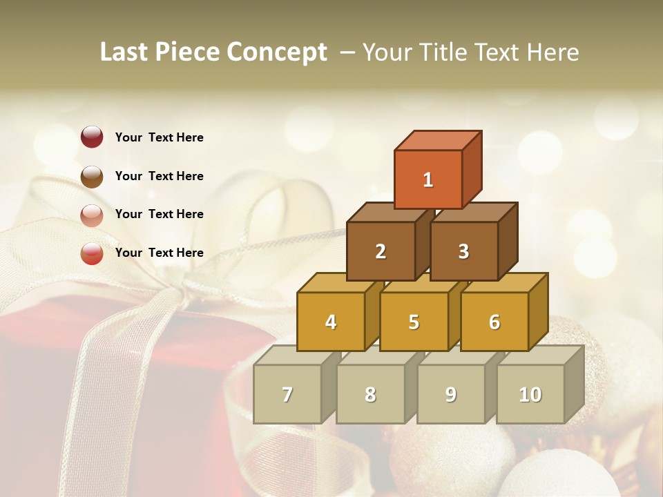 Party Seasonal Present PowerPoint Template