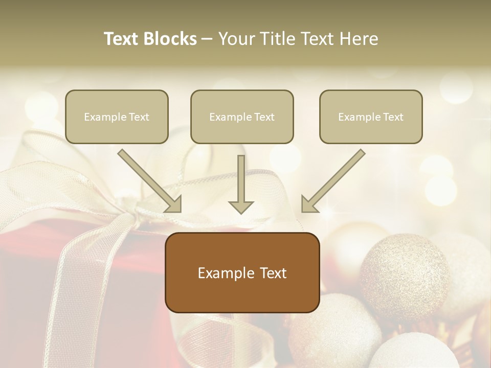 Party Seasonal Present PowerPoint Template