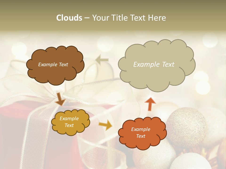 Party Seasonal Present PowerPoint Template