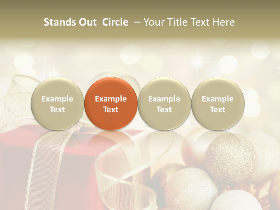 Party Seasonal Present PowerPoint Template