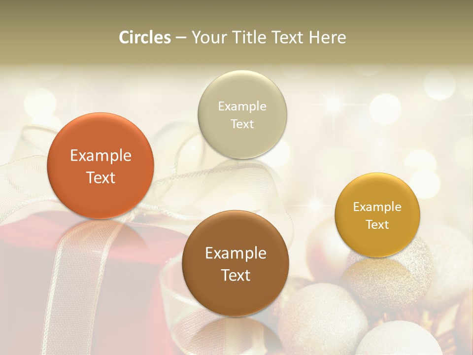 Party Seasonal Present PowerPoint Template