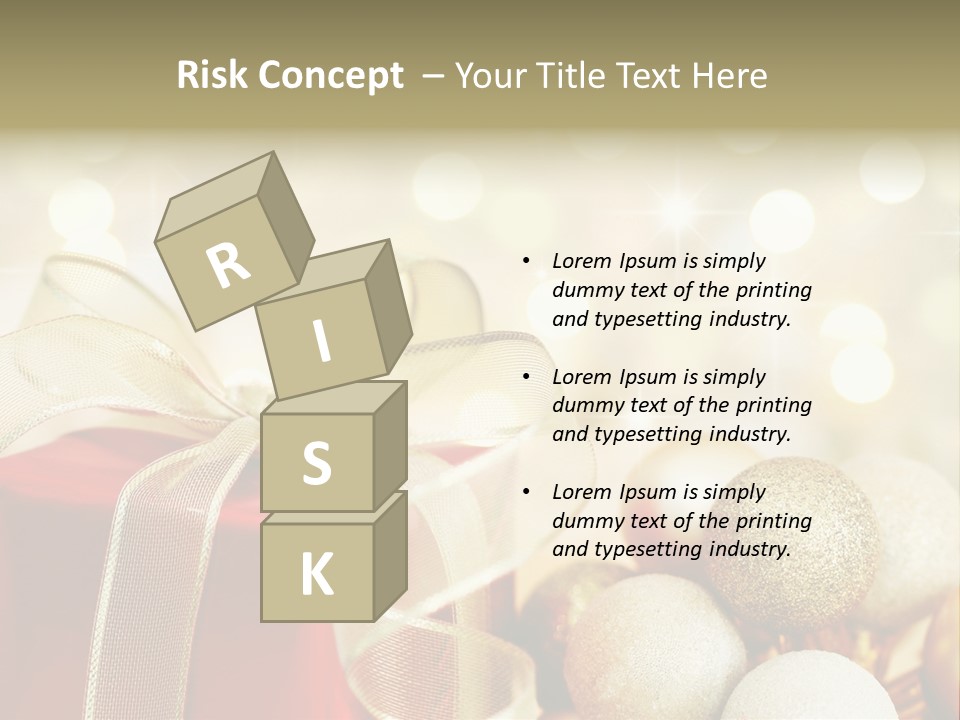 Party Seasonal Present PowerPoint Template