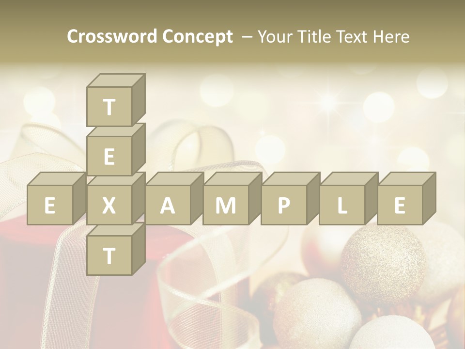 Party Seasonal Present PowerPoint Template