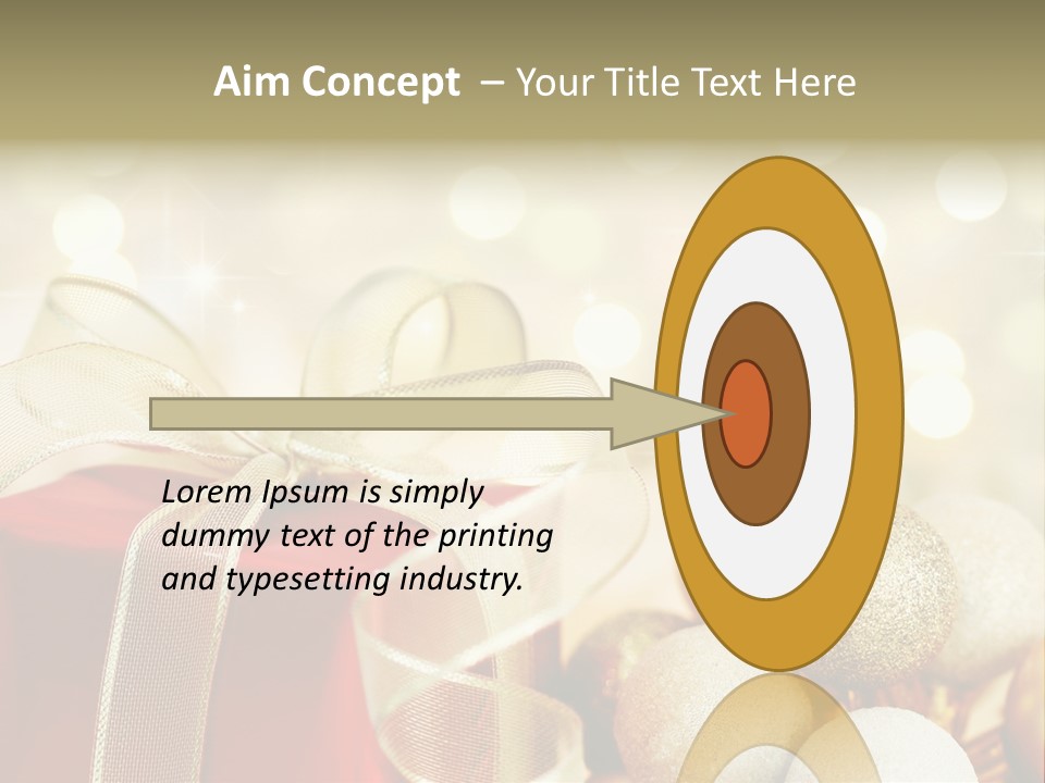 Party Seasonal Present PowerPoint Template