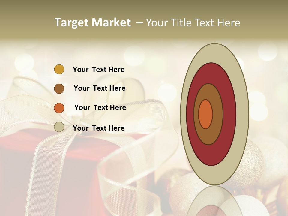 Party Seasonal Present PowerPoint Template