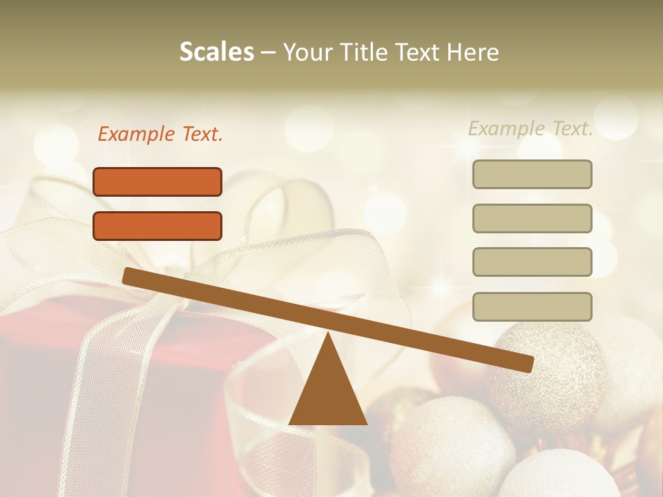 Party Seasonal Present PowerPoint Template