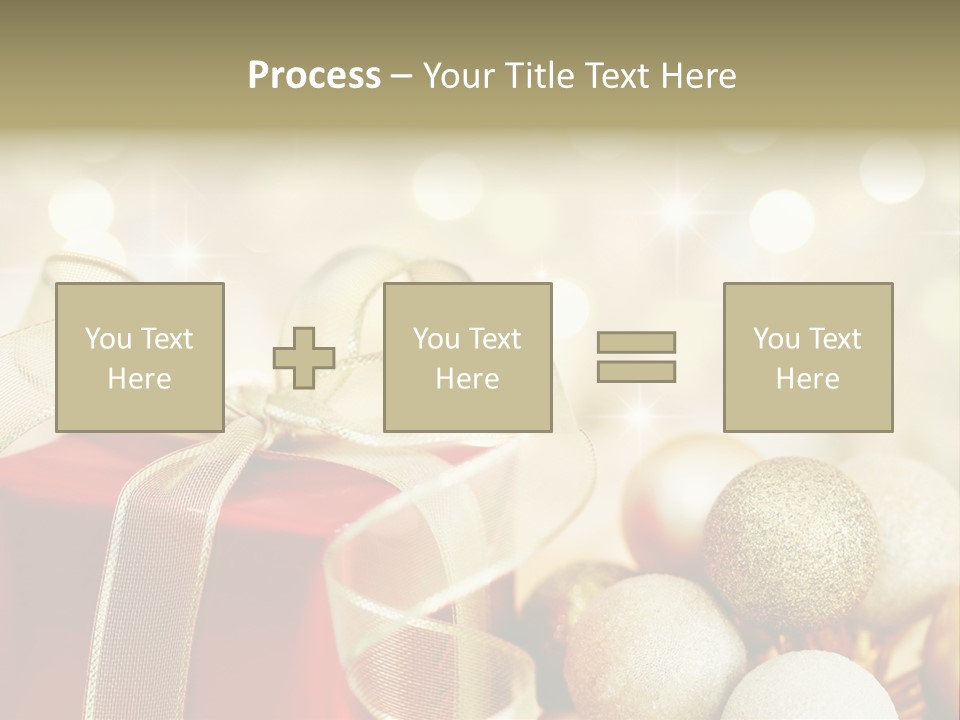 Party Seasonal Present PowerPoint Template