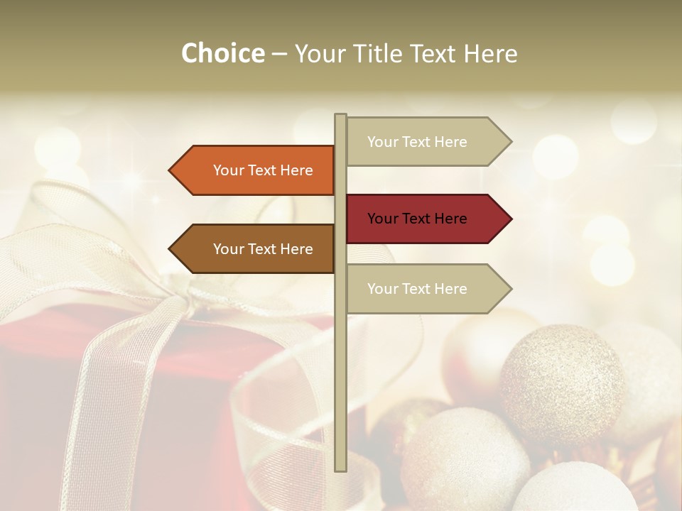 Party Seasonal Present PowerPoint Template