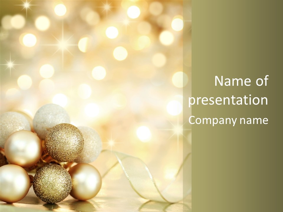 Radiant Dof Party PowerPoint Template