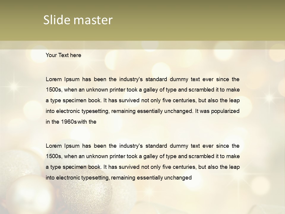 Radiant Dof Party PowerPoint Template