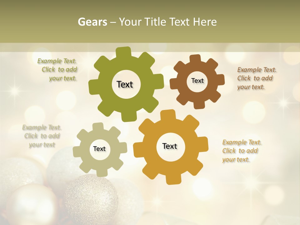 Radiant Dof Party PowerPoint Template