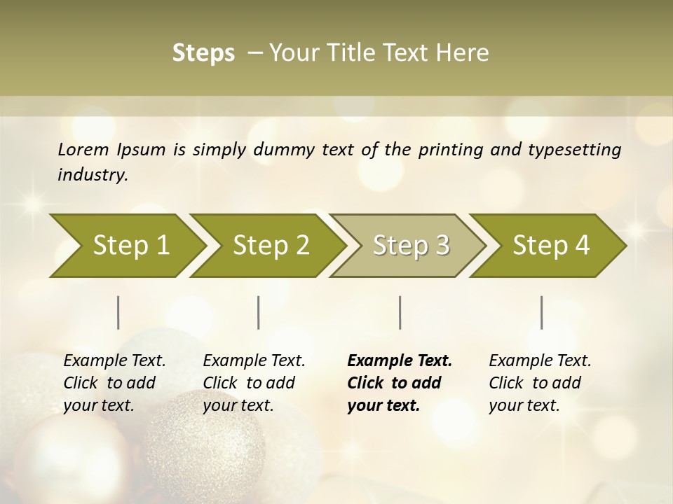 Radiant Dof Party PowerPoint Template