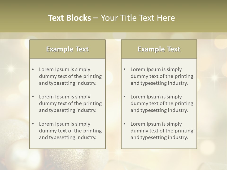 Radiant Dof Party PowerPoint Template