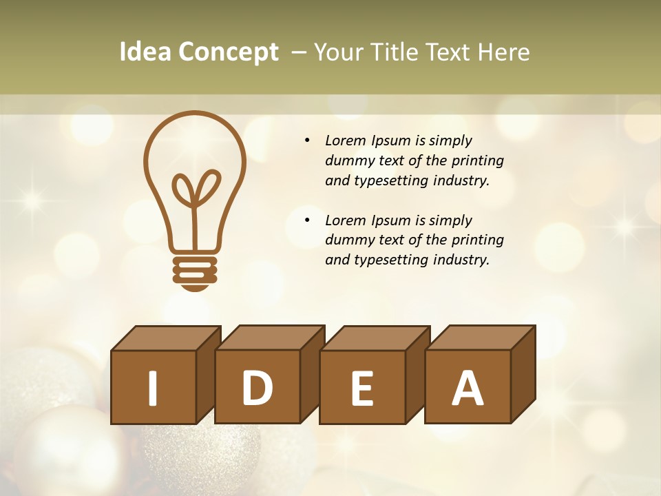 Radiant Dof Party PowerPoint Template