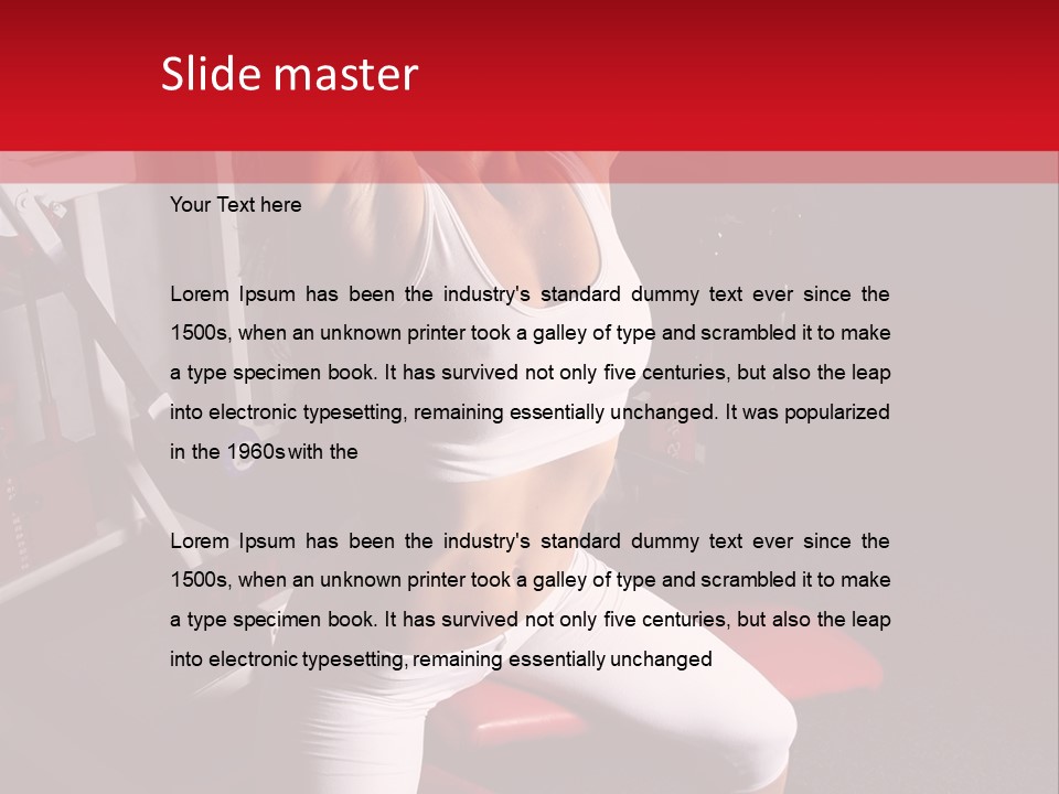 Club Flex Figure PowerPoint Template