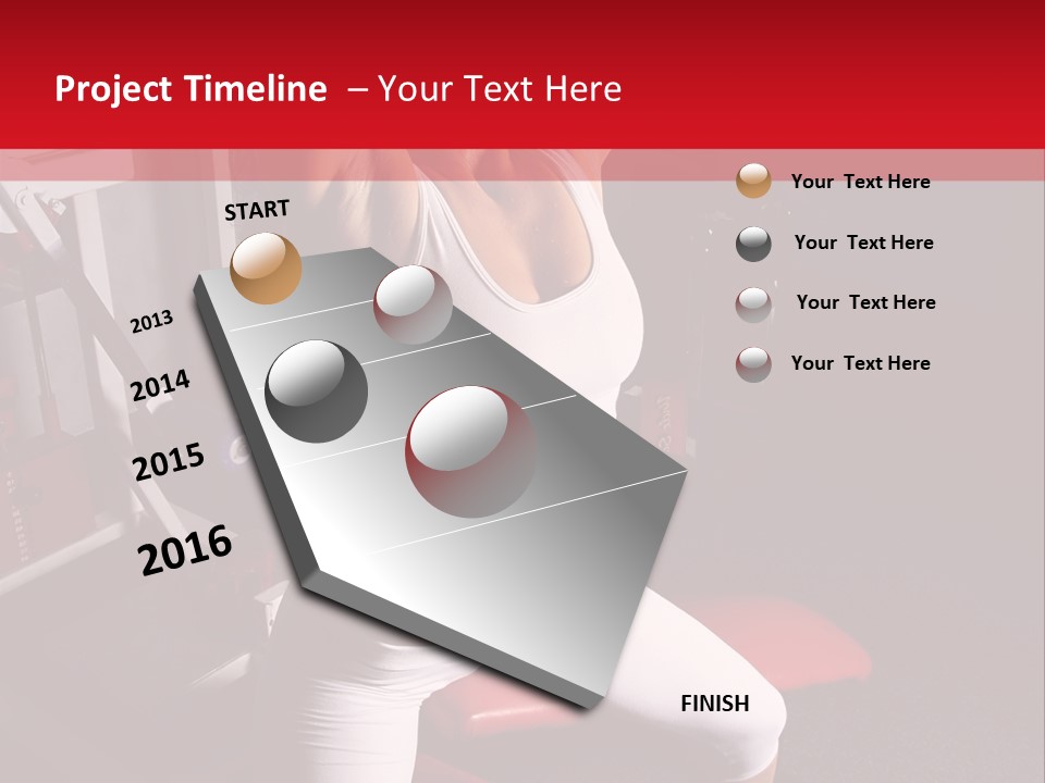Club Flex Figure PowerPoint Template