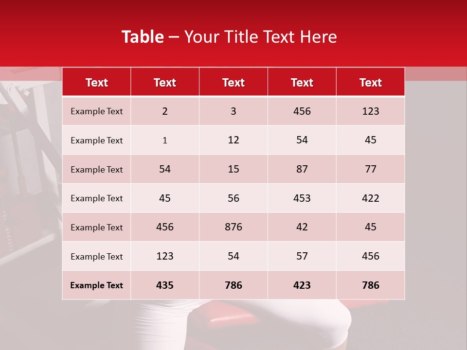 Club Flex Figure PowerPoint Template